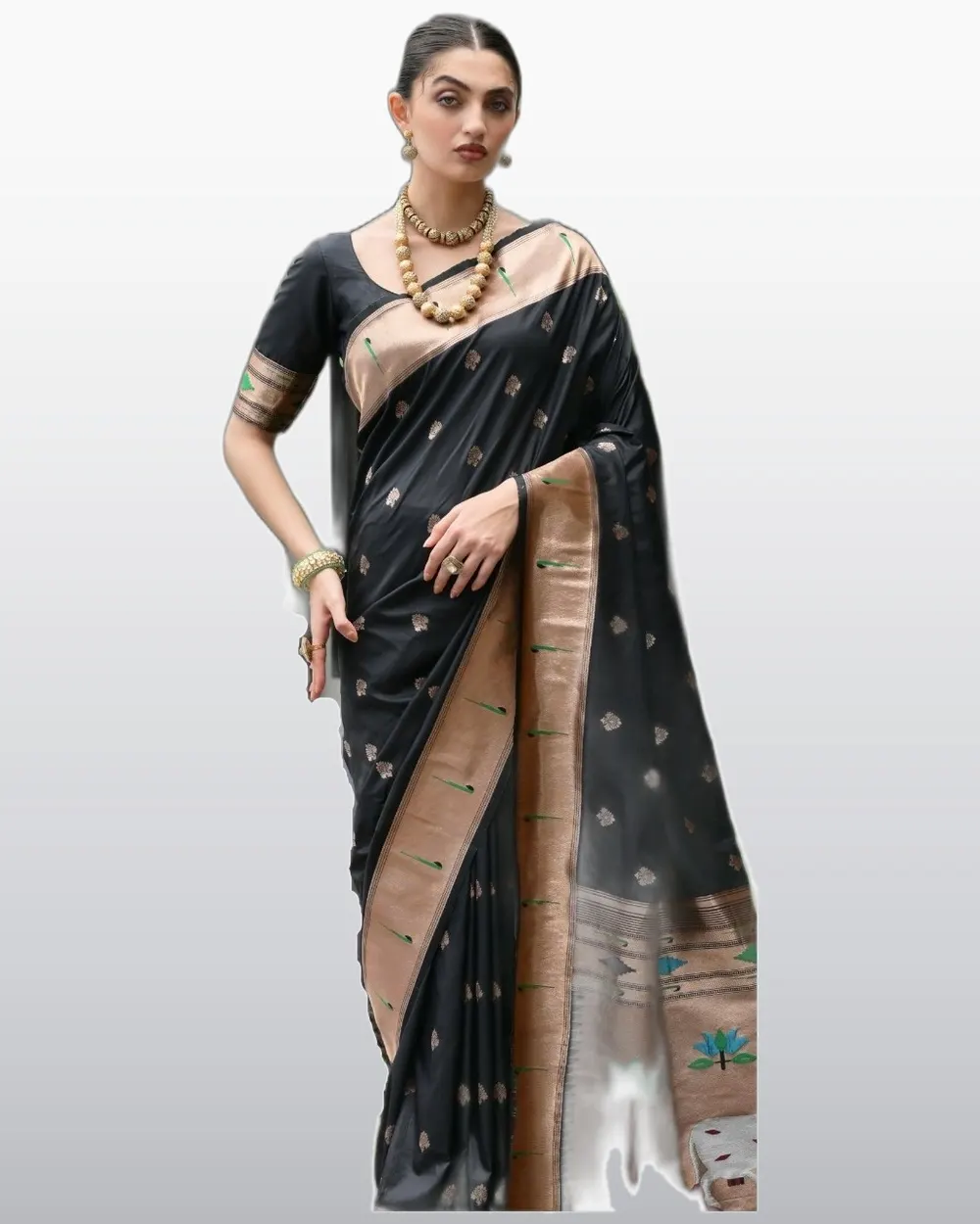 Peshwai Vol-1 Paithani Banarasi Silk Rich Pallu Sarees