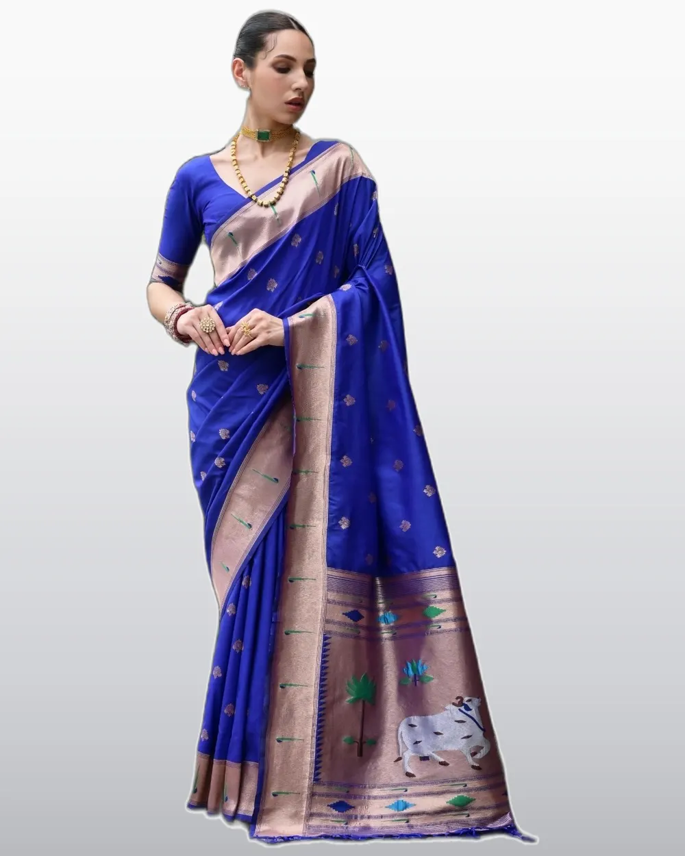Peshwai Vol-1 Paithani Banarasi Silk Rich Pallu Sarees