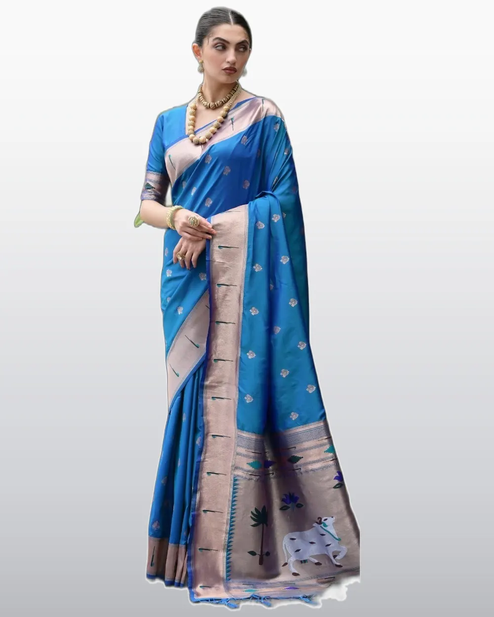 Peshwai Vol-1 Paithani Banarasi Silk Rich Pallu Sarees