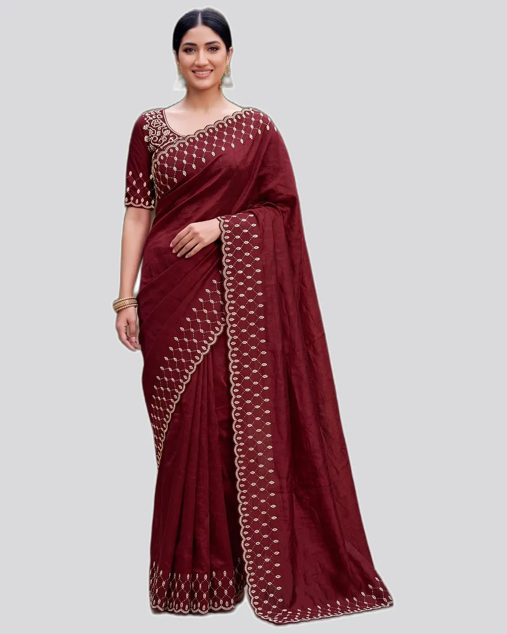 Icloth V19 Classical Fandy Chiffon Sarees