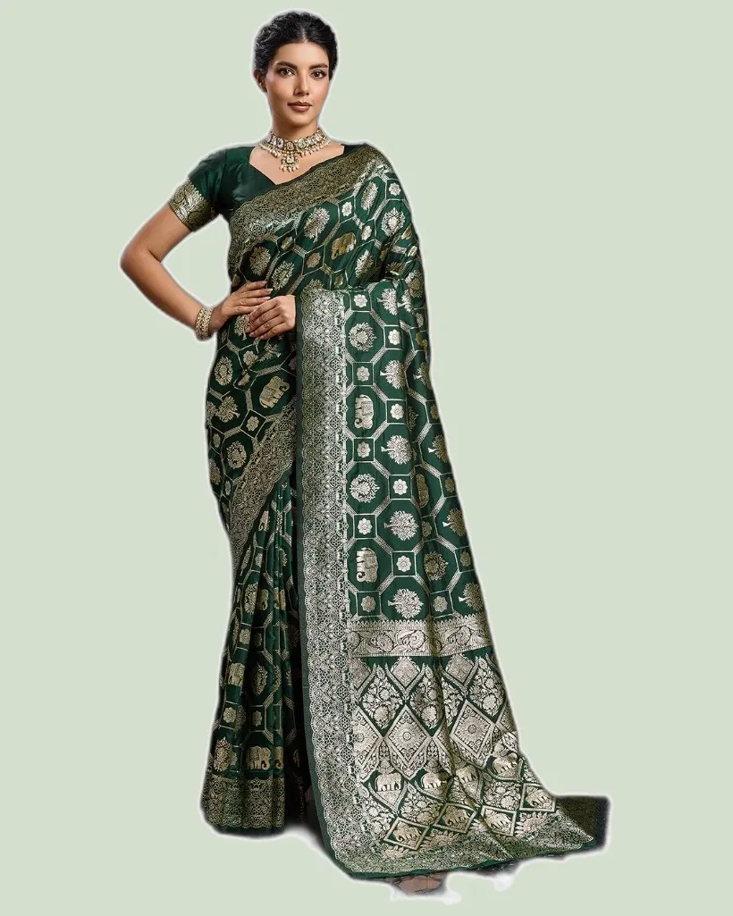 Rajwada Silk V2 Zari Work Sarees