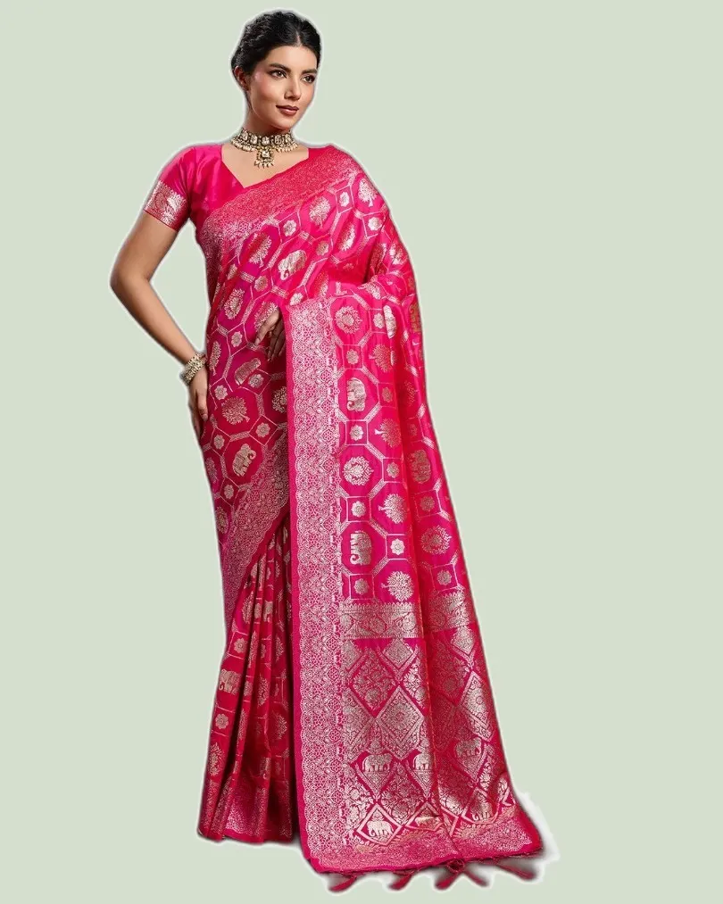 Rajwada Silk V2 Zari Work Sarees