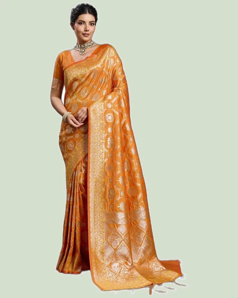 Rajwada Silk V2 Zari Work Sarees