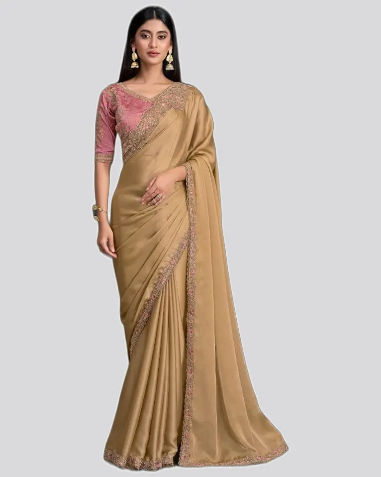 Sandlewood V17 Fancy Fabric Sarees
