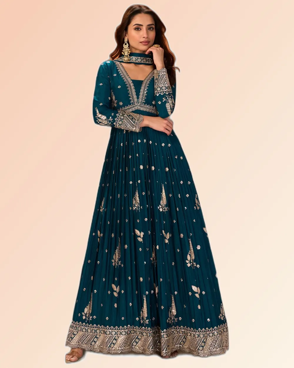 Sober Premium Chinnon Ready  Outdoor Gowns