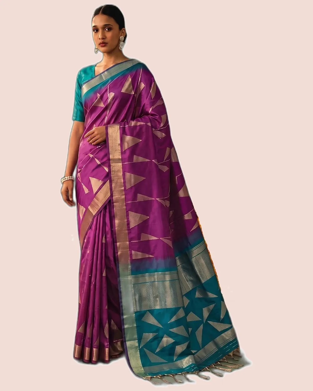 Kaira Soft Silk Traditional Zari Border Sarees