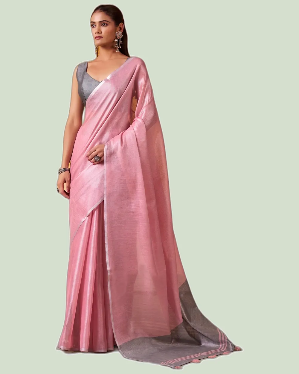 Anvika Light Edition Tissue Silk Sarees