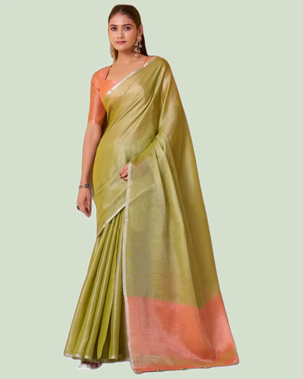 Anvika Light Edition Tissue Silk Sarees
