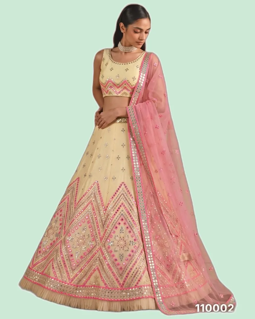 Lookbook V2 Oraganza Embroidered Lehenga Suits