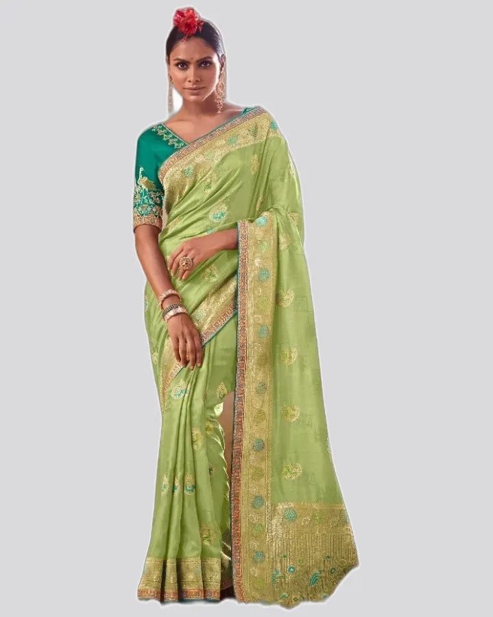 Classical Zari Premium Dollo Fabric Designer Sarees