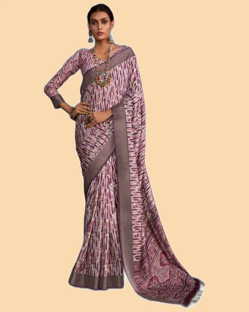 Ritika Silk Handloom Sequence Weaving Sarees