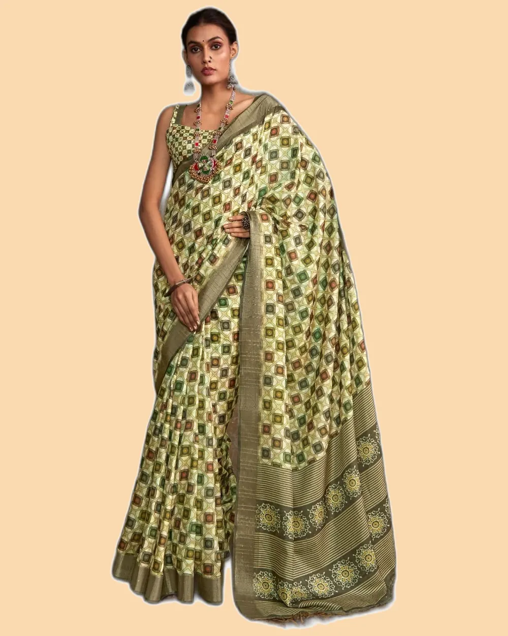 Ritika Silk Handloom Sequence Weaving Sarees