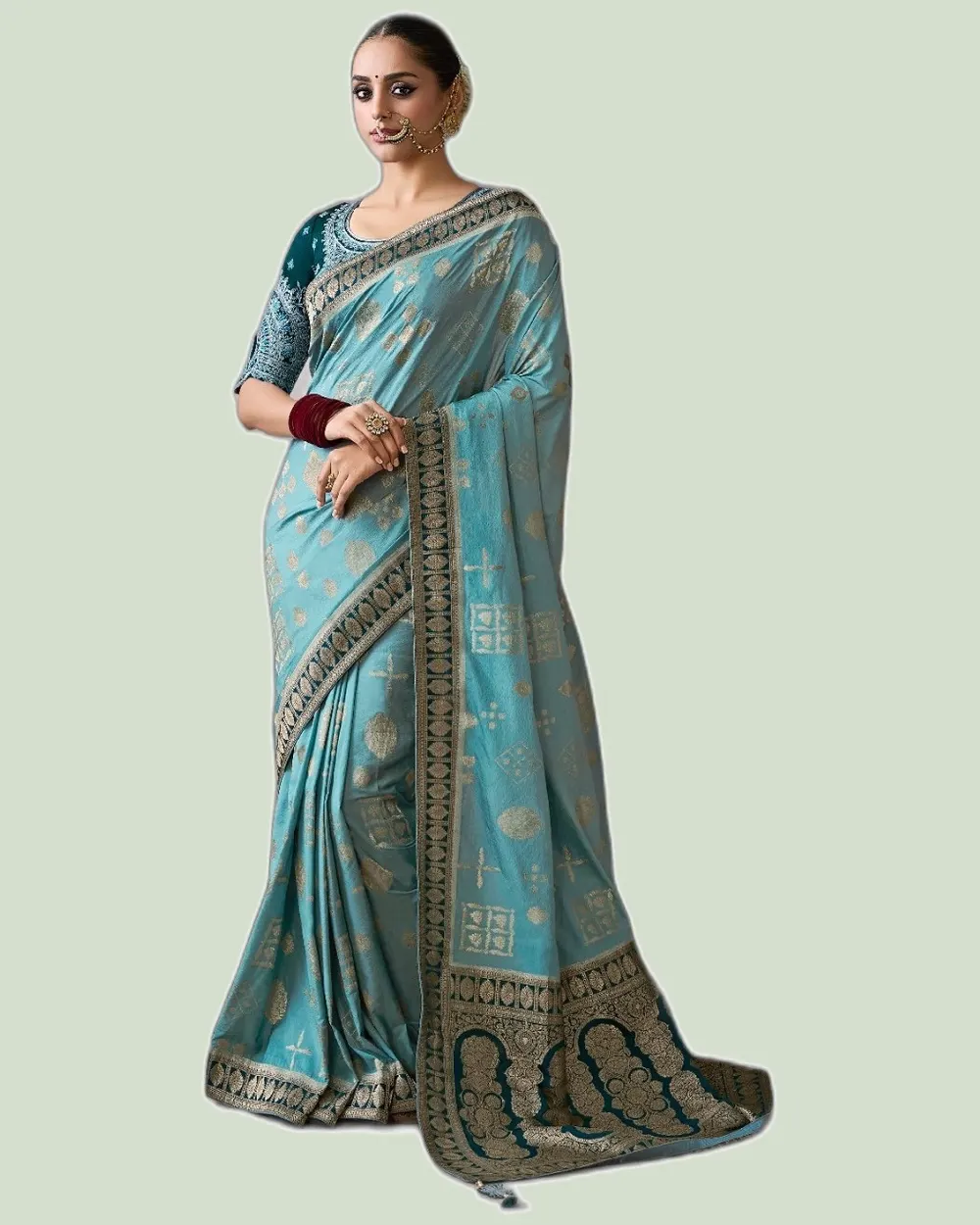Stunning Signature Lightweight Crepe Wedding Sarees