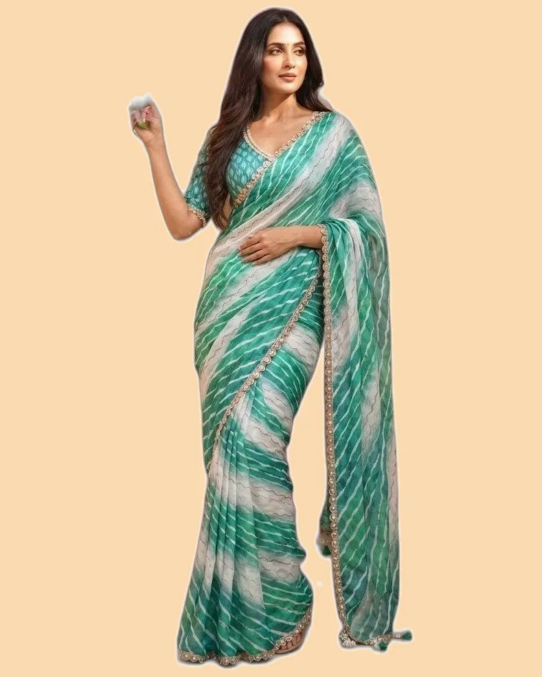 Digital Print Space Silk Bridal Sarees