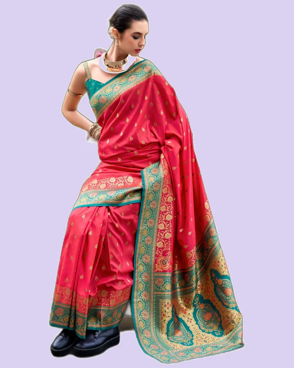 Soundarya Pure Silk Traditional Sarees