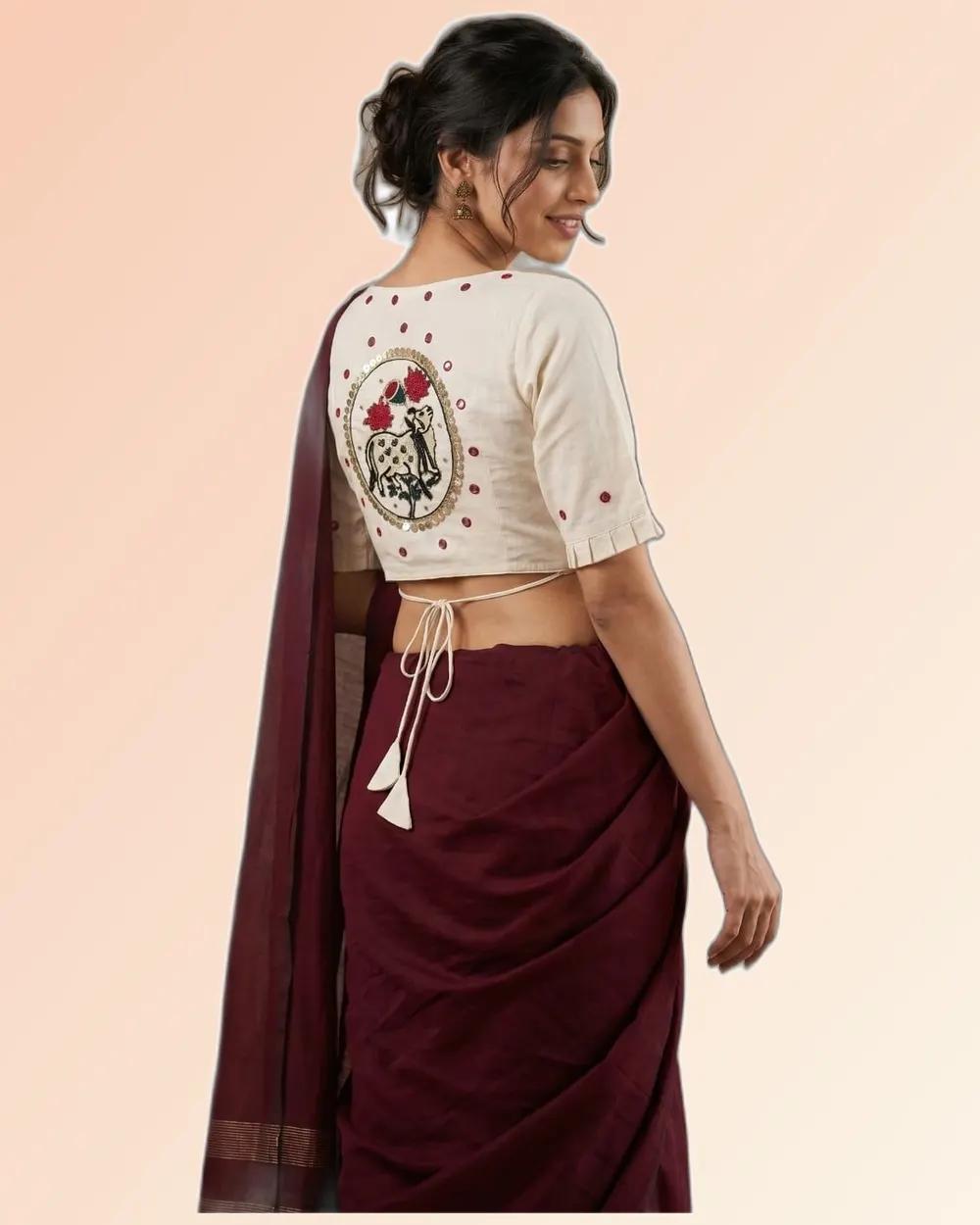 Stunning Heavy Khadi Cotton Casual Sarees