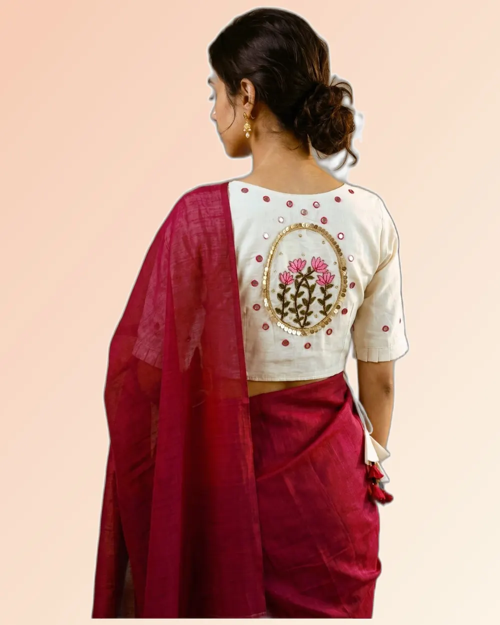 Stunning Heavy Khadi Cotton Casual Sarees