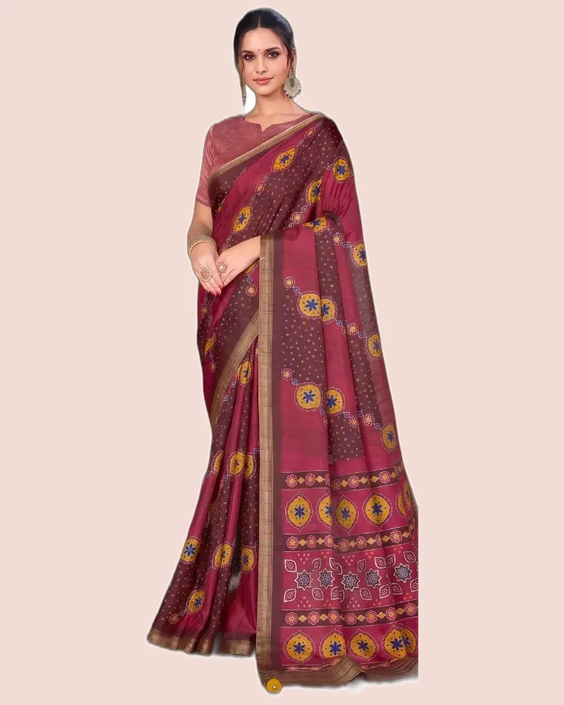 Exclusive Floral Motifs Multi-thread Embroidery Sarees