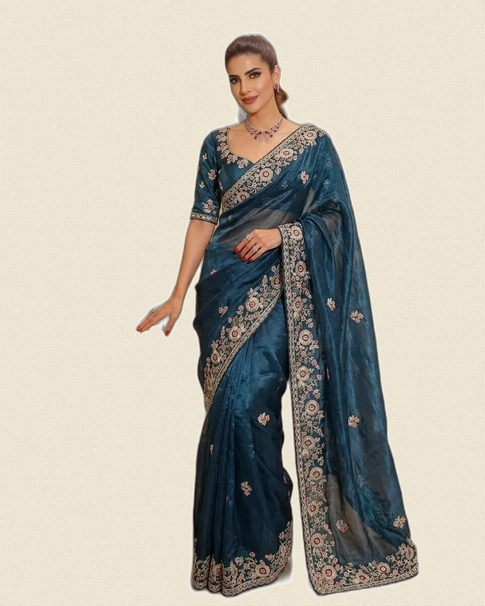 Gracefull Look Soft Tissue Silk Sarees