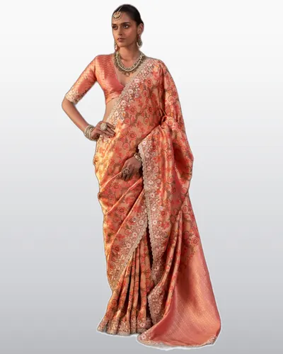 Puranik Viscose Border Work Sarees