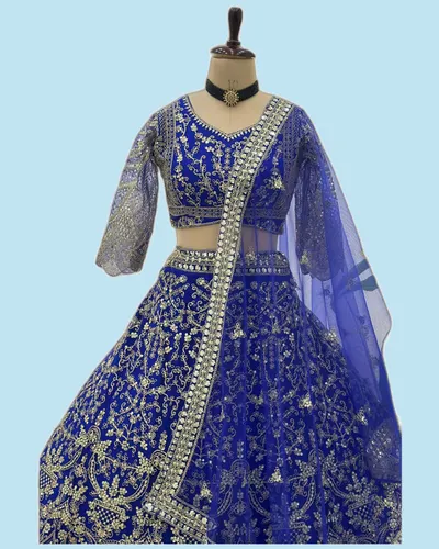 Luxury Graceful Butterfly Net  Heavy Work Designer Dresses — image 3