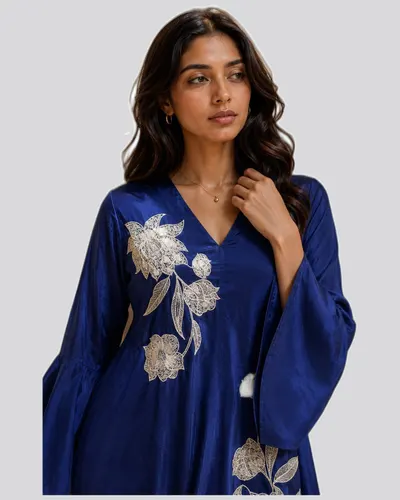 Pure Natural Crape Western Suit — image 2