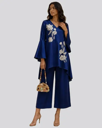 Pure Natural Crape Western Suit — image 5
