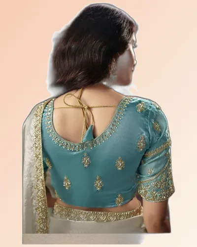 Virasat V1 Handwork Motif Border Detailed  Sarees — image 2