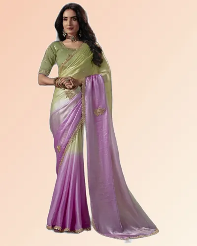 Virasat V1 Handwork Motif Border Detailed  Sarees