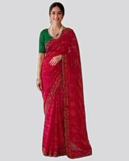 Icloth V19 Classical Fandy Chiffon Sarees — image 3