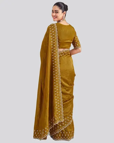 Icloth V19 Classical Fandy Chiffon Sarees — image 2