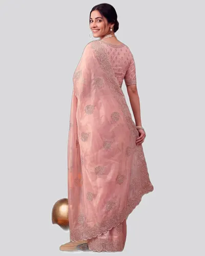 Icloth V19 Classical Fandy Chiffon Sarees — image 2