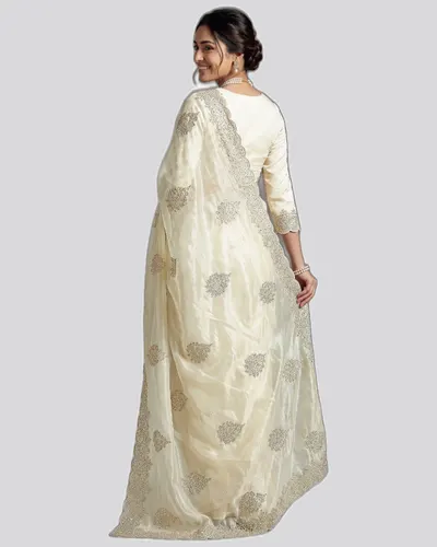 Icloth V19 Classical Fandy Chiffon Sarees — image 2