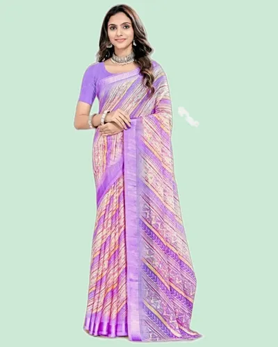 Rainbow V11  Chiffon Satin Broder Sarees — image 3