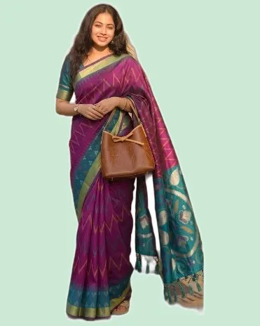 Indrani Soft Silk Festive Celebration Sarees — image 2