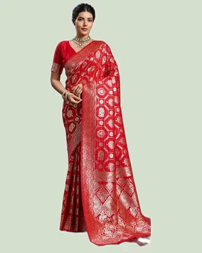 Rajwada Silk V2 Zari Work Sarees — image 6