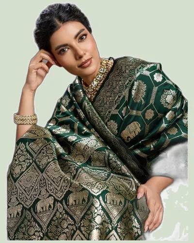 Rajwada Silk V2 Zari Work Sarees — image 2
