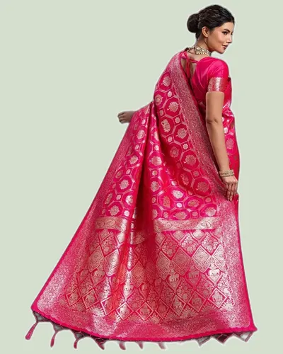 Rajwada Silk V2 Zari Work Sarees — image 3