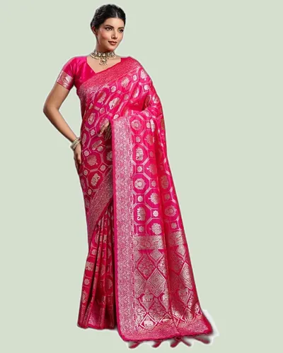 Rajwada Silk V2 Zari Work Sarees