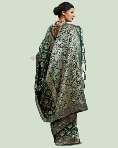 Rajwada Silk V2 Zari Work Sarees — image 3
