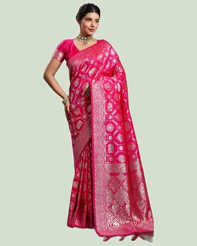 Rajwada Silk V2 Zari Work Sarees — image 5