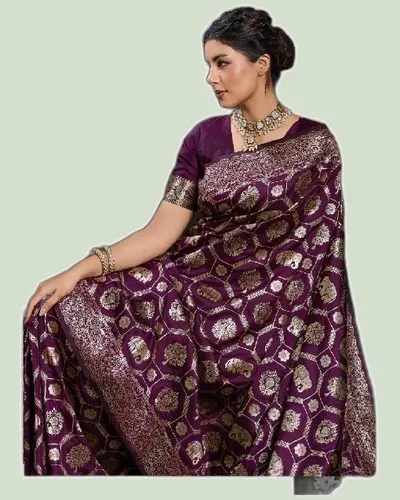Rajwada Silk V2 Zari Work Sarees — image 6