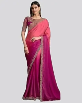 Sandlewood V17 Fancy Fabric Sarees — image 3
