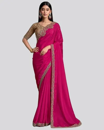 Sandlewood V17 Fancy Fabric Sarees