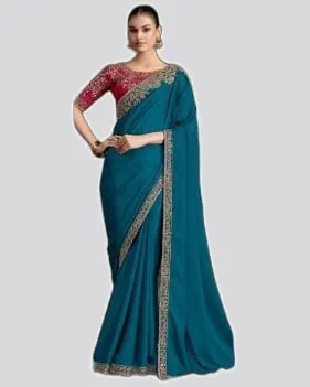 Sandlewood V17 Fancy Fabric Sarees — image 3