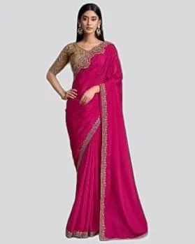 Sandlewood V17 Fancy Fabric Sarees — image 3