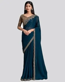 Sandlewood V17 Fancy Fabric Sarees — image 3