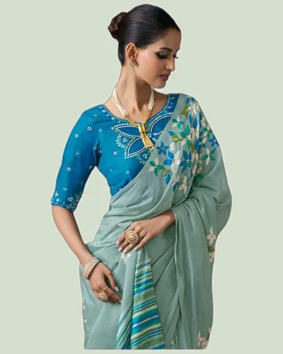 Carnival Wear Lux Viscose Exclusive Sarees — image 2