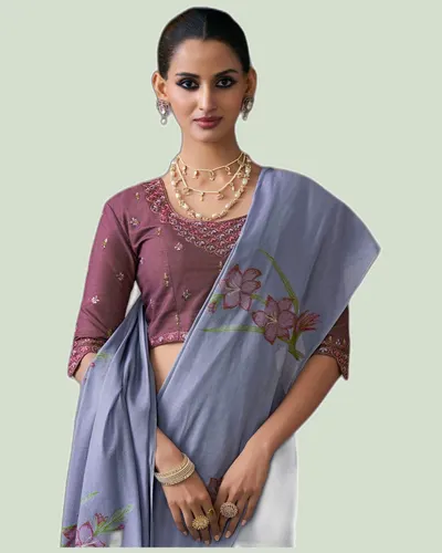 Carnival Wear Lux Viscose Exclusive Sarees — image 2