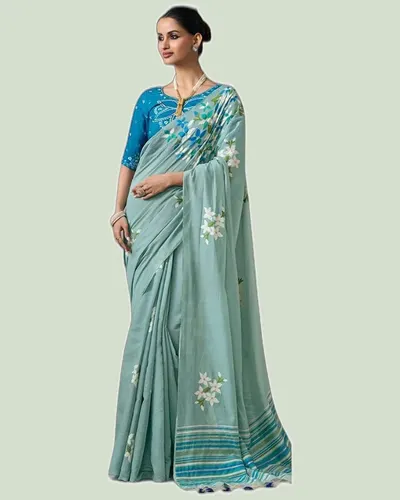 Carnival Wear Lux Viscose Exclusive Sarees — image 5